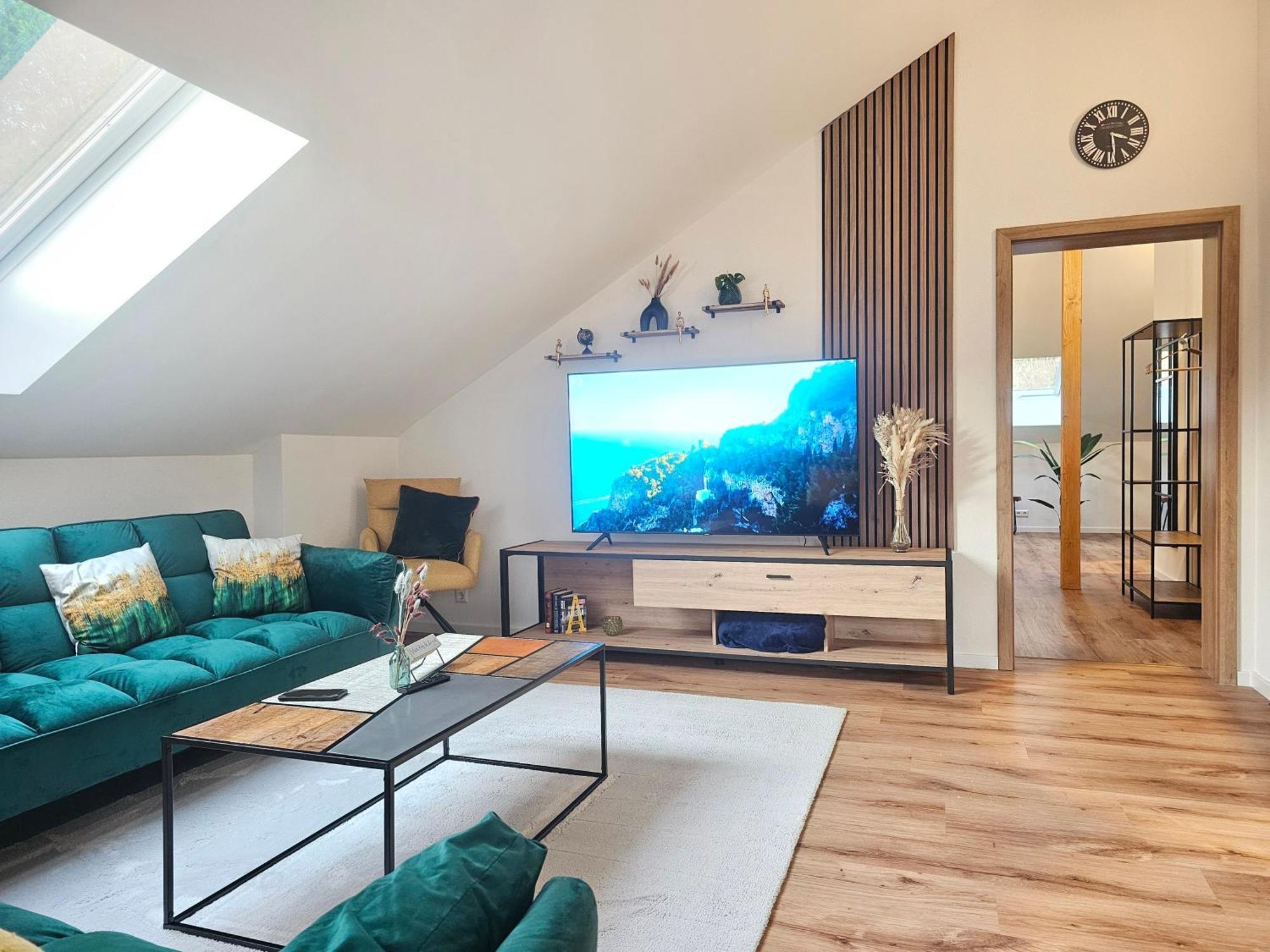 Design-Penthouse I 90Qm I Europapark 20 Min I Boxspring I Nespresso I Parking Apartman Lahr/Schwarzwald Kültér fotó