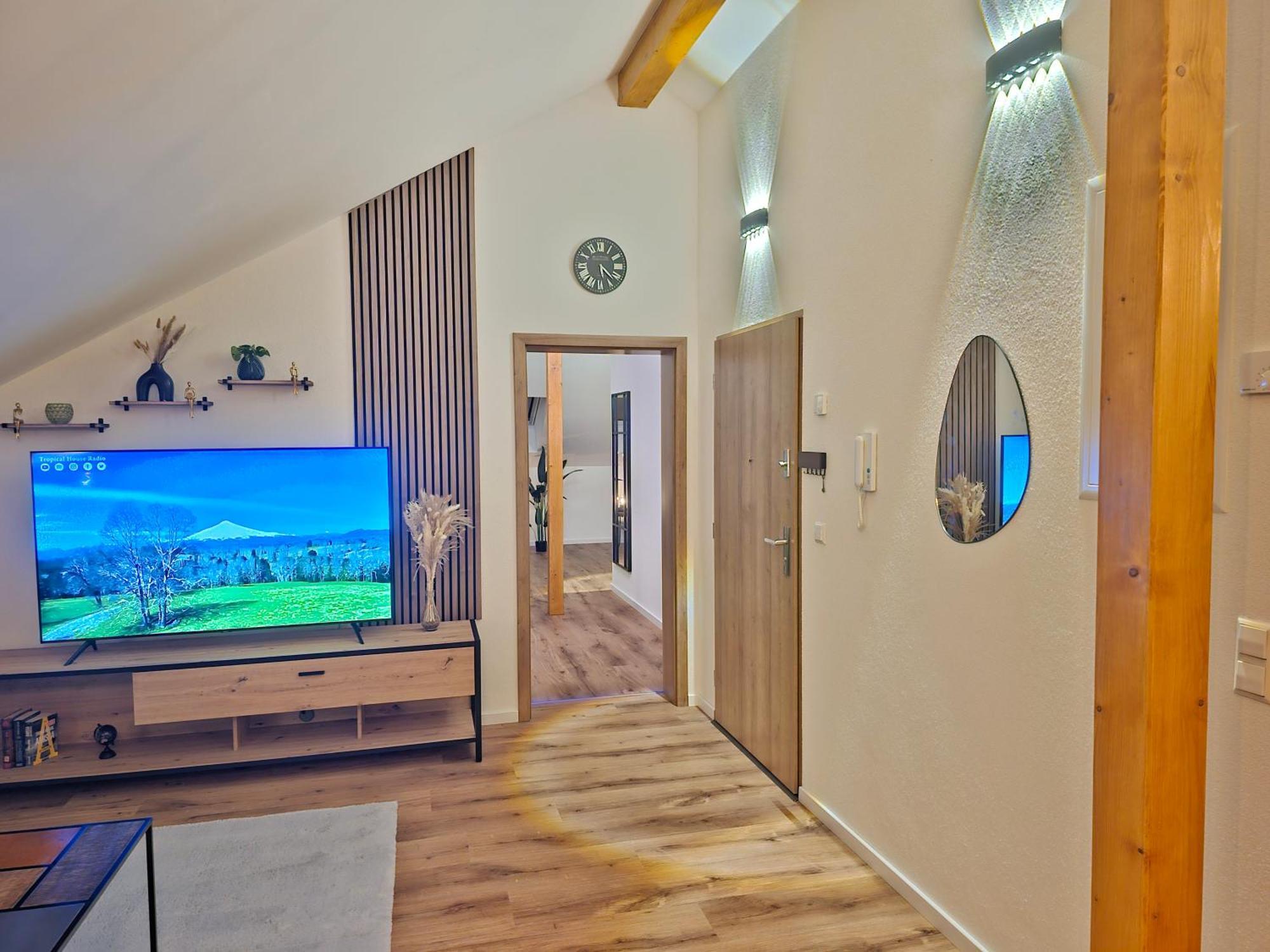 Design-Penthouse I 90Qm I Europapark 20 Min I Boxspring I Nespresso I Parking Apartman Lahr/Schwarzwald Kültér fotó