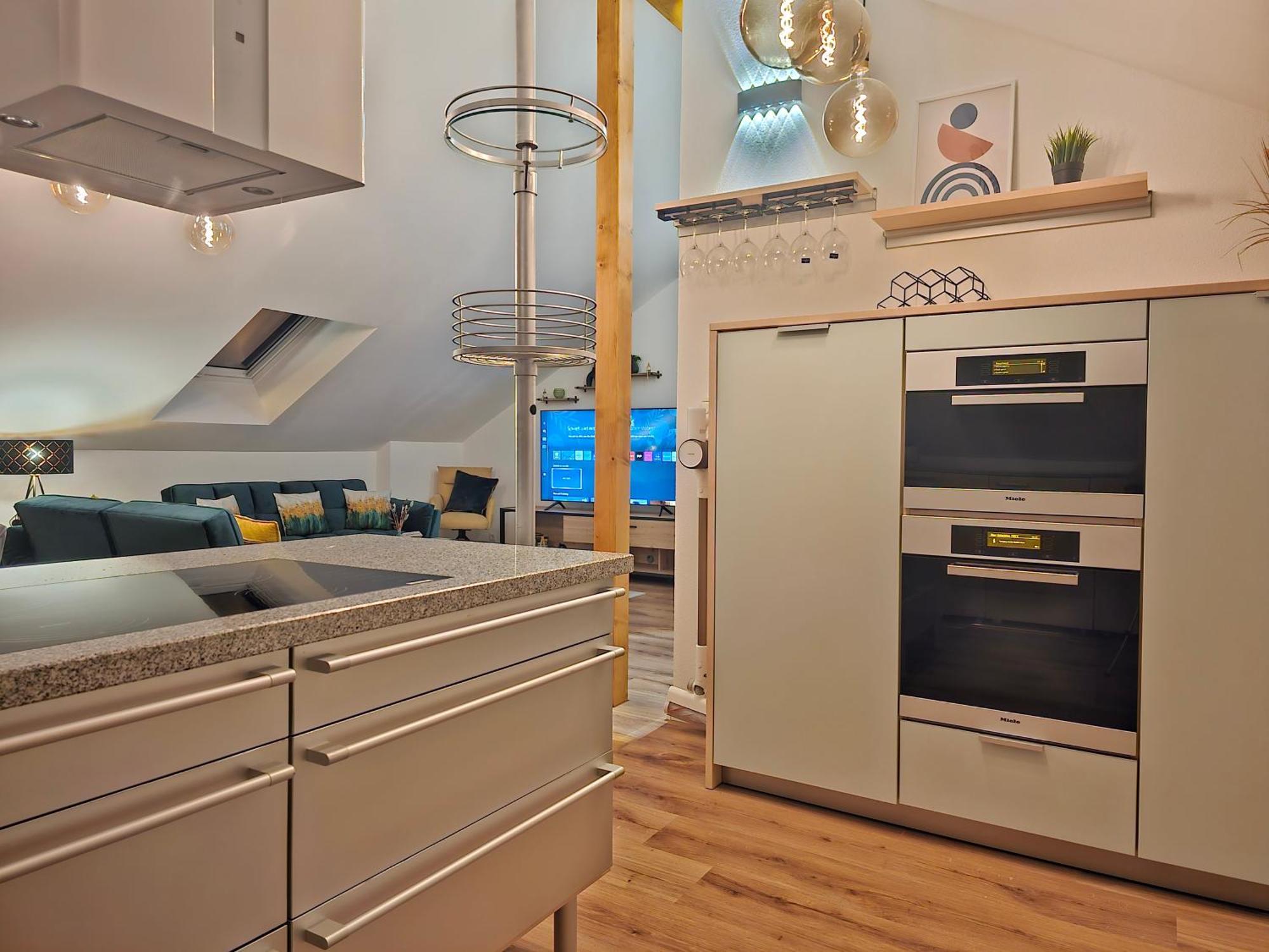 Design-Penthouse I 90Qm I Europapark 20 Min I Boxspring I Nespresso I Parking Apartman Lahr/Schwarzwald Kültér fotó
